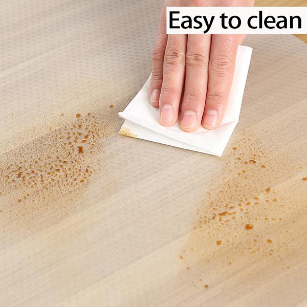 Plastic Pink Shelf Liners for Home and Kitchen Cabinets Rectangle Shape Waterproof