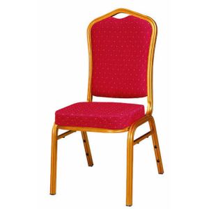 Gold Metal Stackable Banquet Chair for Hotel Wedding