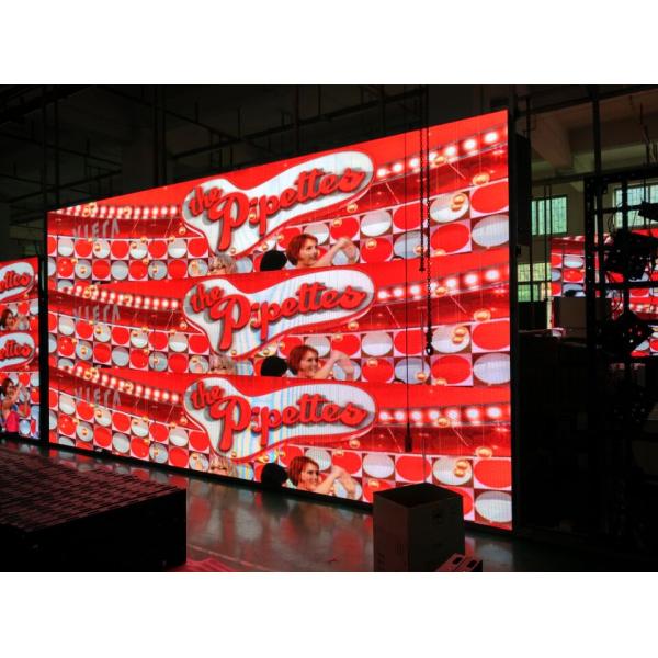 16 Bits Rental LED Display Square Pane Optical Visual Design 1920 Refresh Rate