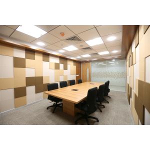 Cheap 50mm Fiberglass Fabric Acoustic Wall Panel Sound Absorber wholesale