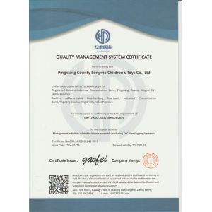 Pingxiang County Songma Children's Toys Co., Ltd. Certifications