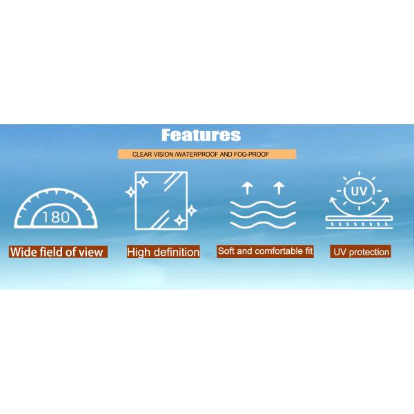 Contrast Color Waterproof Silicone Swimming Goggles Electroplating