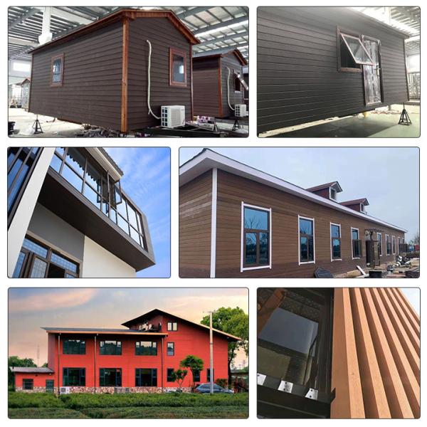 Hotel Durable Bamboo Fiber Covering Decoration For Ponds And Gardens Wpc Wall Panel