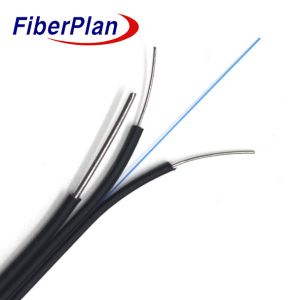 Cheap 1 To 4 Core FTTH Cable With Messenger For Outdoor Distribution wholesale