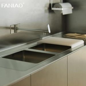 Manufacturer High Quality European Style Luxury 304 Stainless Steel Kitchen