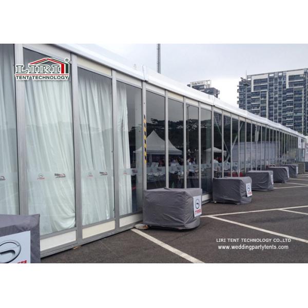 Aluminum Frame TFS Tent Solid Wall Fire Retardant PVC Roof Cover