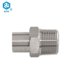 China Male Hexagon AFK Stainless Steel Tube Adapter Forged Threaded on sale