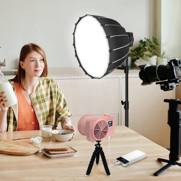 100W Mini Pocket LED Fill Light, Color Temperature 2700k-7500k Handheld Model Suitable for Outdoor Photography Fill Lighting