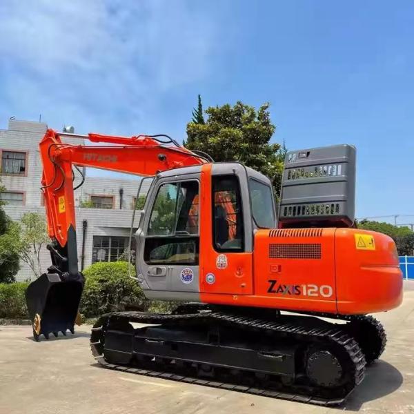 Hydraulic Used Hitachi Excavator Zaxis 120 For Construction