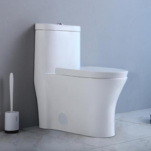 Modern Sanitary Ware Ceramic Toilet Floor Mounted With Dual Flushing System