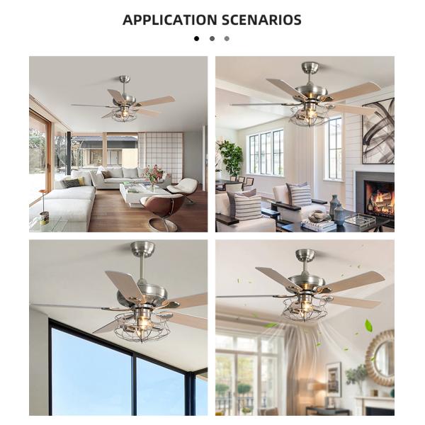 2000 Lumen Crystal Ceiling Light Fan With Remote
