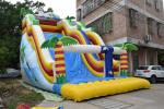 0.55mm PVC Tarpaulin Inflatable Wide Wave Slide Blow Up Arch Fireproof UV