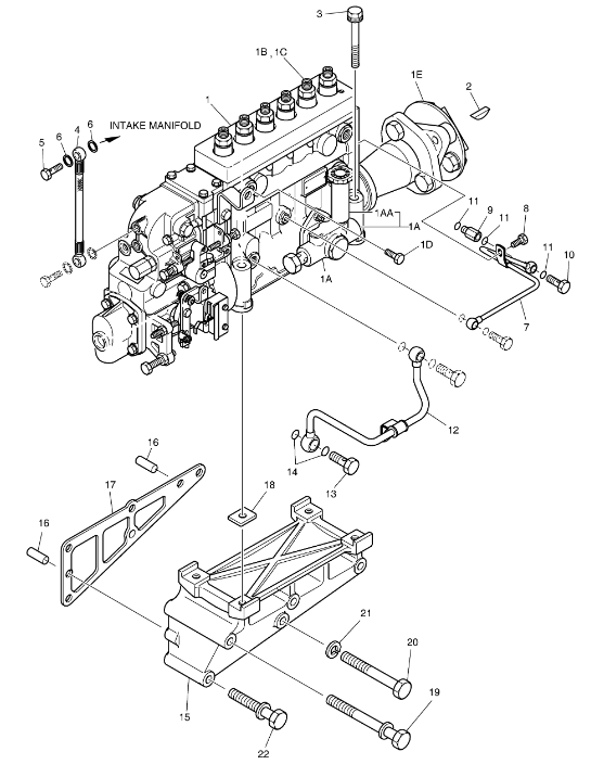 65.11101-7356 106675-466F Fuel Injection Pump DOOSAN Excavator Spare Parts For MEGA 300-V