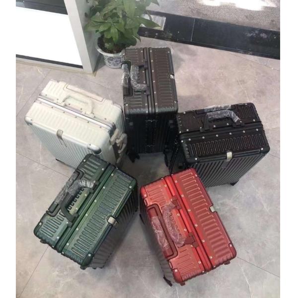 Long-Distance Suitcase 20 Inch 24 Inch 26 Inch Aluminum Frame Suitcase Travel Suitcase Password Wide Handle Trolly Lugga