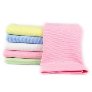 Cheap Square Absorbent Plain 380gsm Microfiber Polishing Towels wholesale