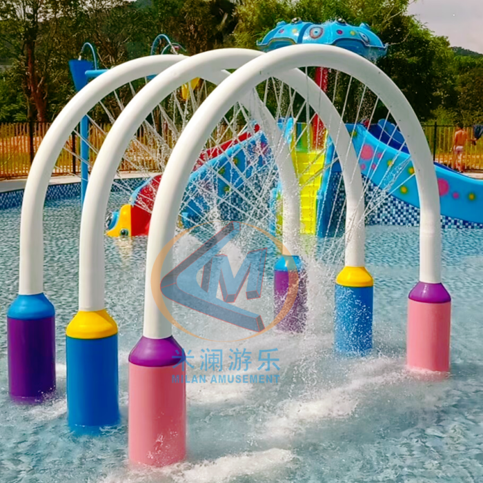 Cheap Kids Water Splash Pad Circular Rings SUS304 Material For Family Play Pool wholesale