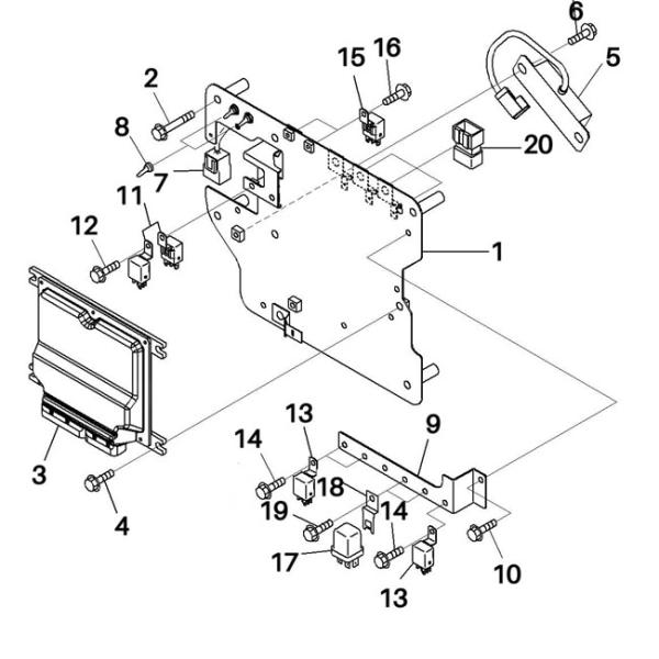 Electrical PC200-8 Komatsu Pump Controller 7835-46-1007 7835-46-1009