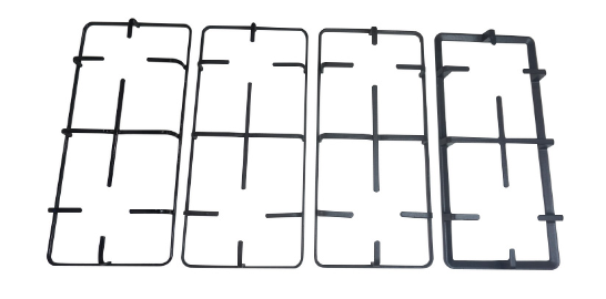 OEM Built In 60cm 4 Burners Gas Stove Matte Tempered Glass Surface For Home Cooking