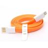 Orange Flat Cable A male to 8 Pin Apple Connector for sale