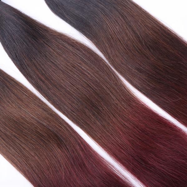 2017 Fashion 8A Grade Thick Hair Ombre 3 Color Silky Straight Brazilian Remy Hair Bundles