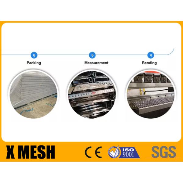 Hot Dipped Galvanized Perforated Metal Mesh Safety Grating Walkway Anti Rust