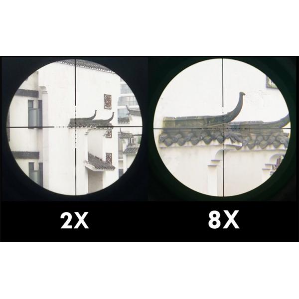 Mil Dot Illuminated Reticle Target Shooting Scope 1-8x24mm SFP Hunting Rifle Scope