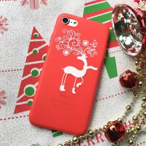 China Soft TPU Happy New Year Christmas Red Beaming Back Cover Cell Phone Case For iPhone 7 6s Plus on sale