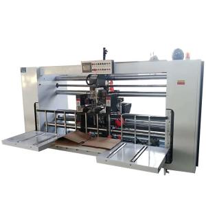 China Cardboard 220V Semi Automatic Stitching Machine For Corrugated Boxes on sale