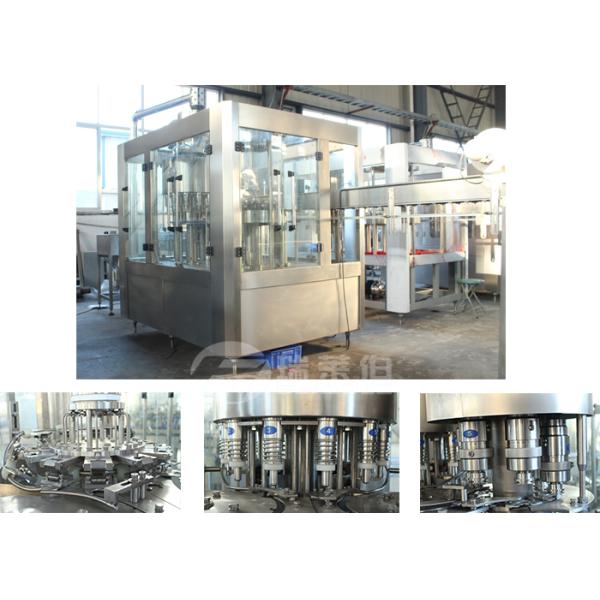 PET Bottle Fruit Juice Filling Machine / Small Scale Juice Bottling Equipment