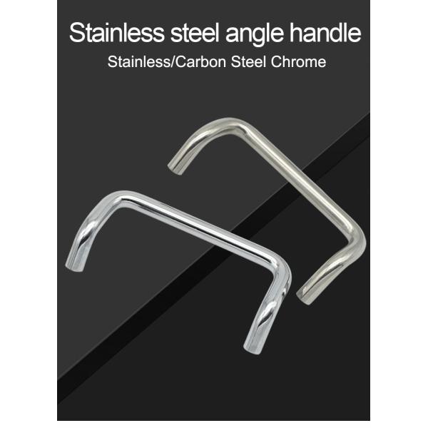 Furniture Hardware Stainless Steel Door Handles Double Bend Heavy Door Bow Knobs