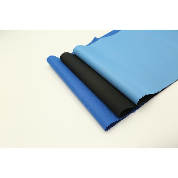 Blue Flame Retardant Fabric Width 57-60" Plain 220gsm Fabric 600D