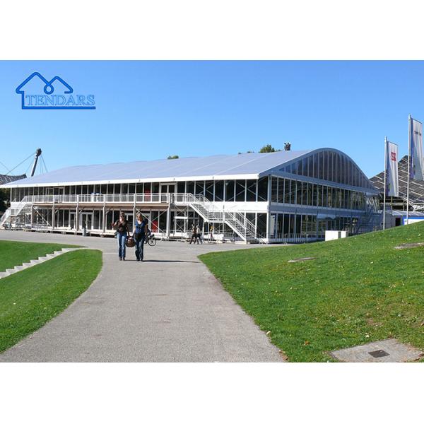 Outdoor Big Arcum Tent Aluminum Alloy For Exhibition Party Show Sport ,Arcum Tents With Glass ABS Wall