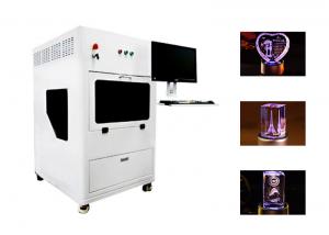 China White 3D Crystal Laser Engraving Machine  For Crystal And Glass Engraving on sale
