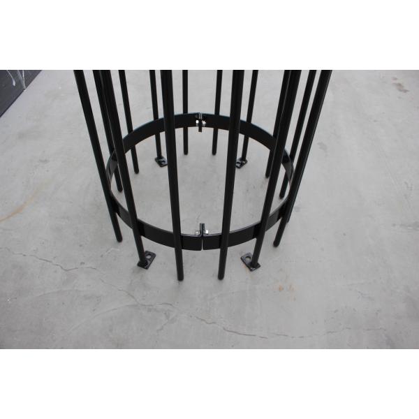 Heavy Duty Tubular Metal Tree Guards Powder Coated Steel Material