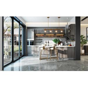 China OEM Commercial 316SS Stainless Steel Kitchen Island Cabinets Modular on sale