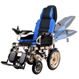 Disabled Electric Medical Transport Wheelchair With Remote Control Homecare
