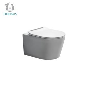 Cheap P Trap 180mm Compact Wall Hung Toilet Bowl Square Floating Toilet Bowl wholesale