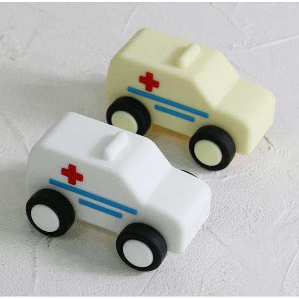 New Arrival Safe Silicone Vehicle Toys For Babies Cute Ambulance Cars Slip Play Toys