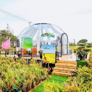 ISO Clear Bubble Tents Aluminium Transparent Bubble Tent UV Protection