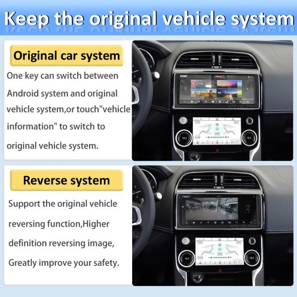 10.25 Inch Touch Screen Car radio For 2016-2020 Jaguar XFL XE XF Navigation GPS Multimedia Player Wireless Carplay 4G