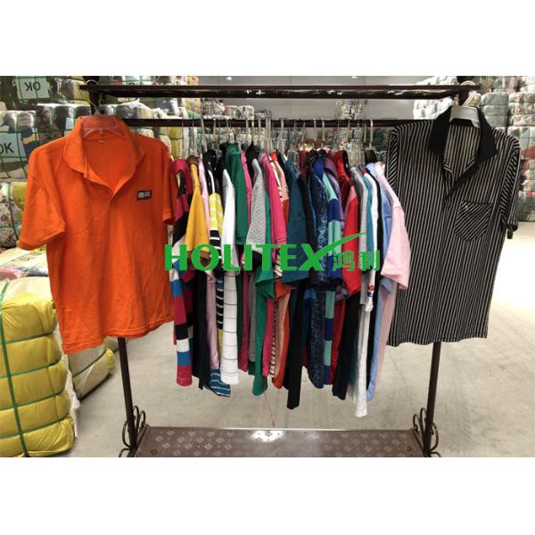 Holitex Mens Second Hand Clothing Colorful Used Mens T Shirts Short Sleeves