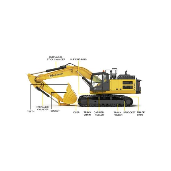 L 140 Excavator Bucket Tooth 14527863 Excavator Wearing Parts Tooth Root