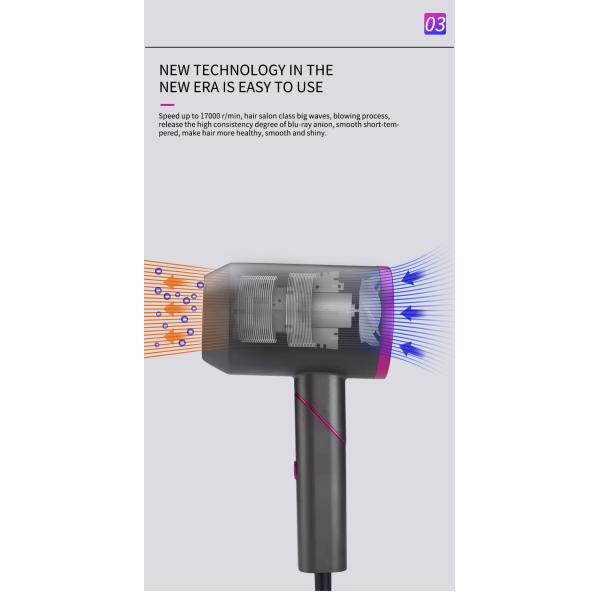 bldc Brushless Motor Hair Dryer Electric Foldable Professional light weight