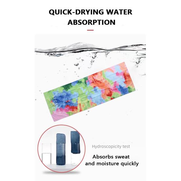 Non Slip Large Microfiber Beach Towels 65*185cm Printable Non Skid Yoga Towel