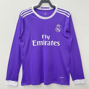 Cheap Edition Long Sleeve Soccer Jerseys Purple Retro Football Jersey wholesale