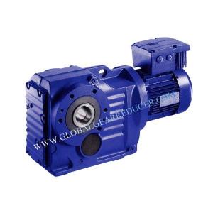 China K107 K127 K157 Series Right Angle Helical Bevel Gear Reducer on sale