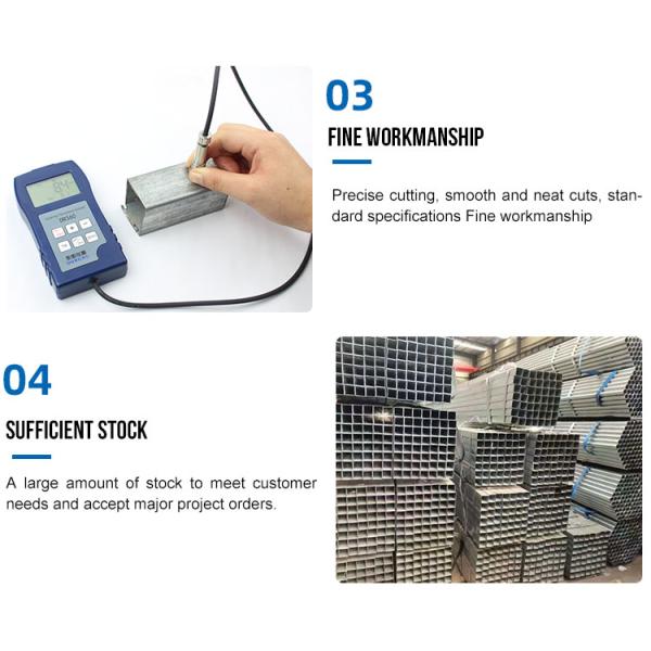 DX51D DX52D 30mm 40mm 50mm Diameter 0.5mm 0.8mm 1mm Thick Round Galvanized Steel Pipe in Cold Rolled Technique for Building