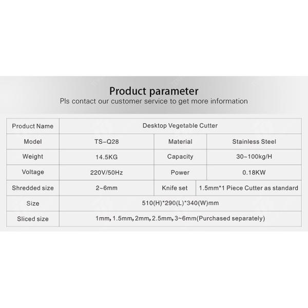 Small commercial vegetable cutting machine Vegetable and melon slicing, slicing and slicing machine