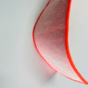 Self Adhesive Cotton Custom Embroidered Labels For Clothing Hem