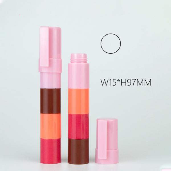 Stackable Lipstick Container Multiple Colors Silkscreen Printing
